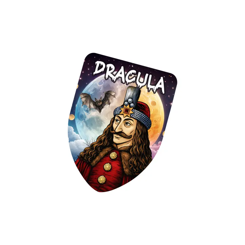 Dracula, vlad tepes, magnet lemn, suvenir gift shop romania, model mgs220